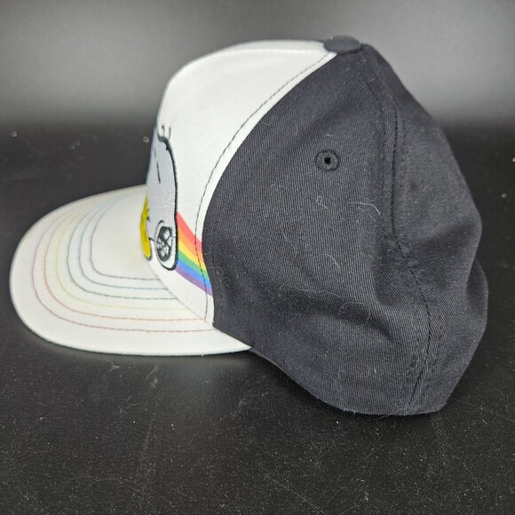 Snoopy Woodstock Snapback Baseball Trucker Hat Rainbow Adjustable Embroidered - Picture 3 of 10
